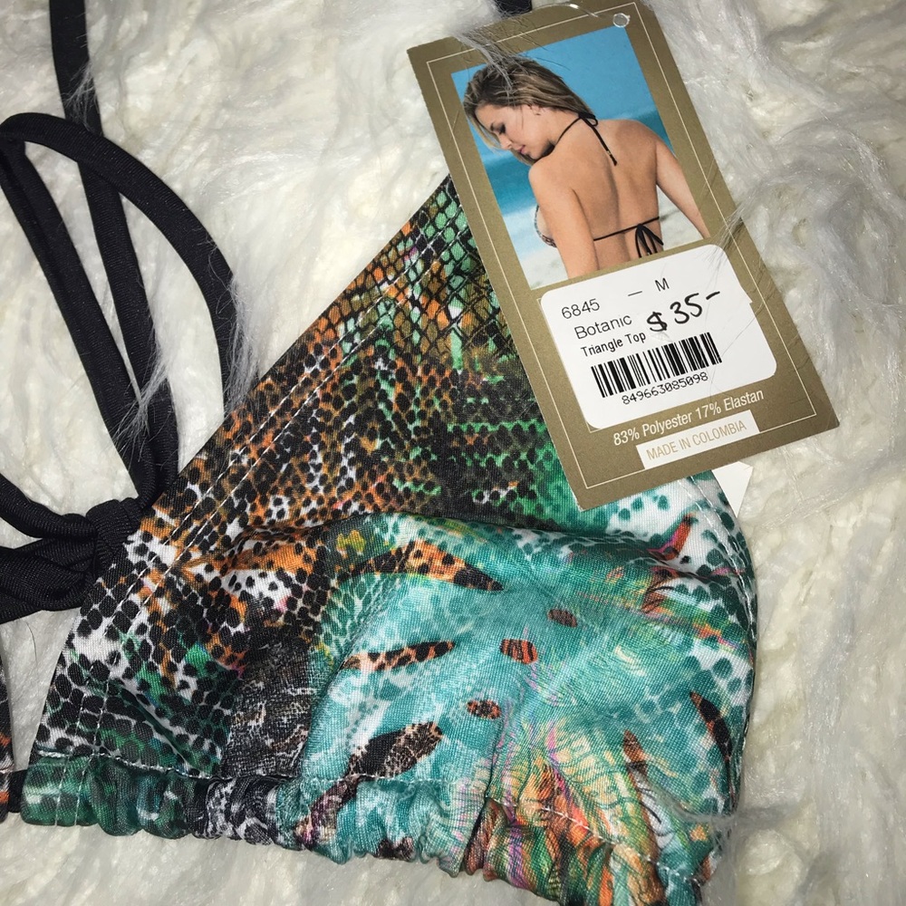 NWT heat high waisted bikini with top
